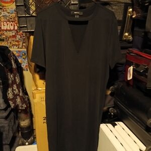 Forever 21 Black Midi Dress